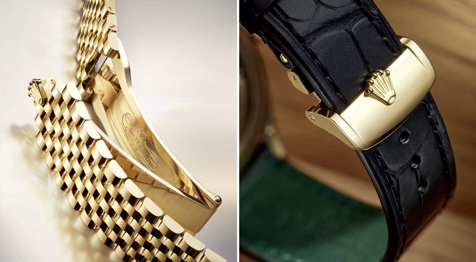 Rolex settimo bracelet and leather strap