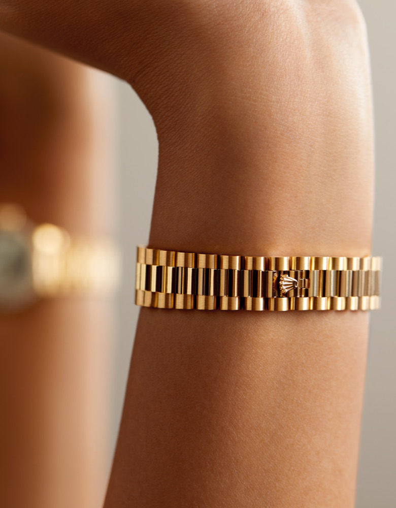 Rolex Lady-Datejust three-piece link Oyster bracelet