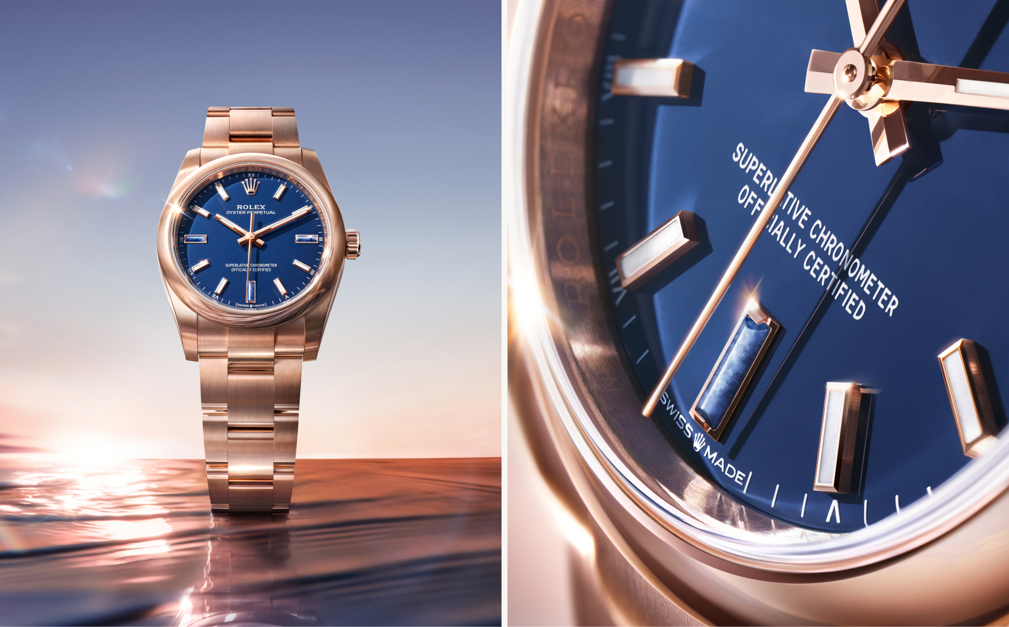 New Rolex Oyster Perpetual 28 & 34 Dyptique Landscape