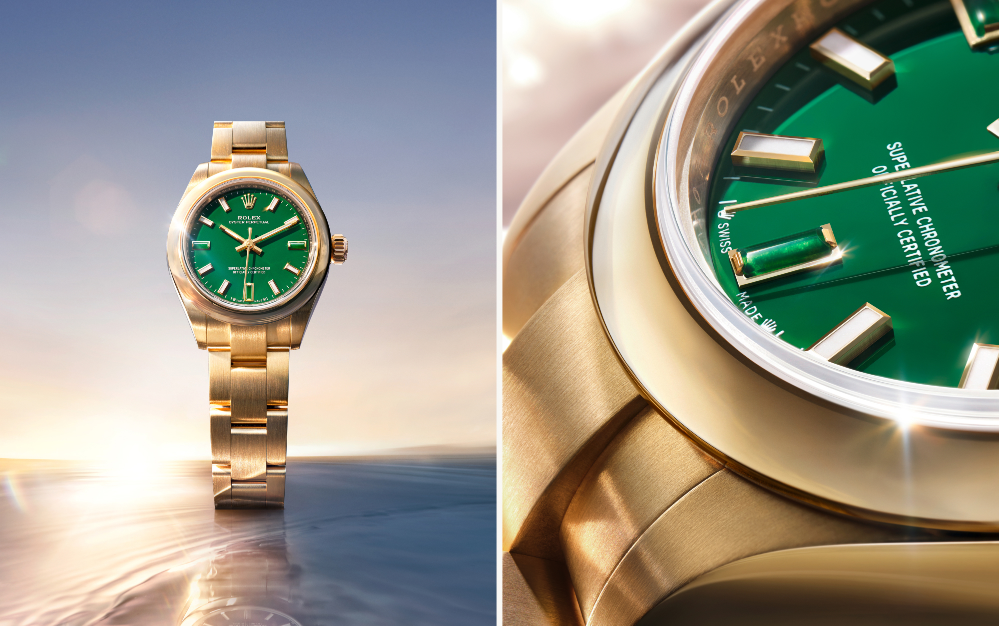New Rolex Oyster Perpetual 28 & 34 Dyptique 2 Landscape