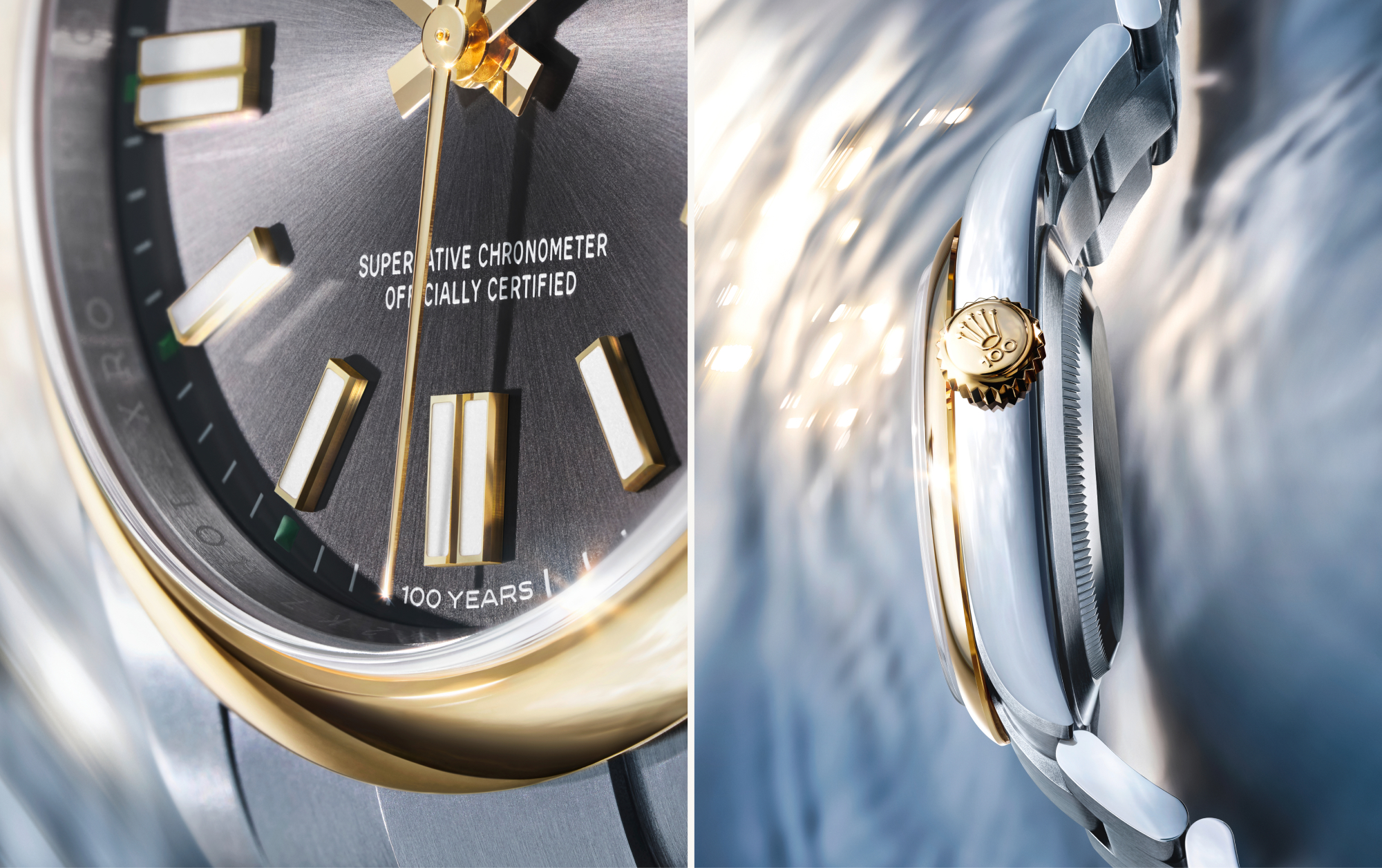 New Rolex Oyster Perpetual 41 Slate Dial Landscape