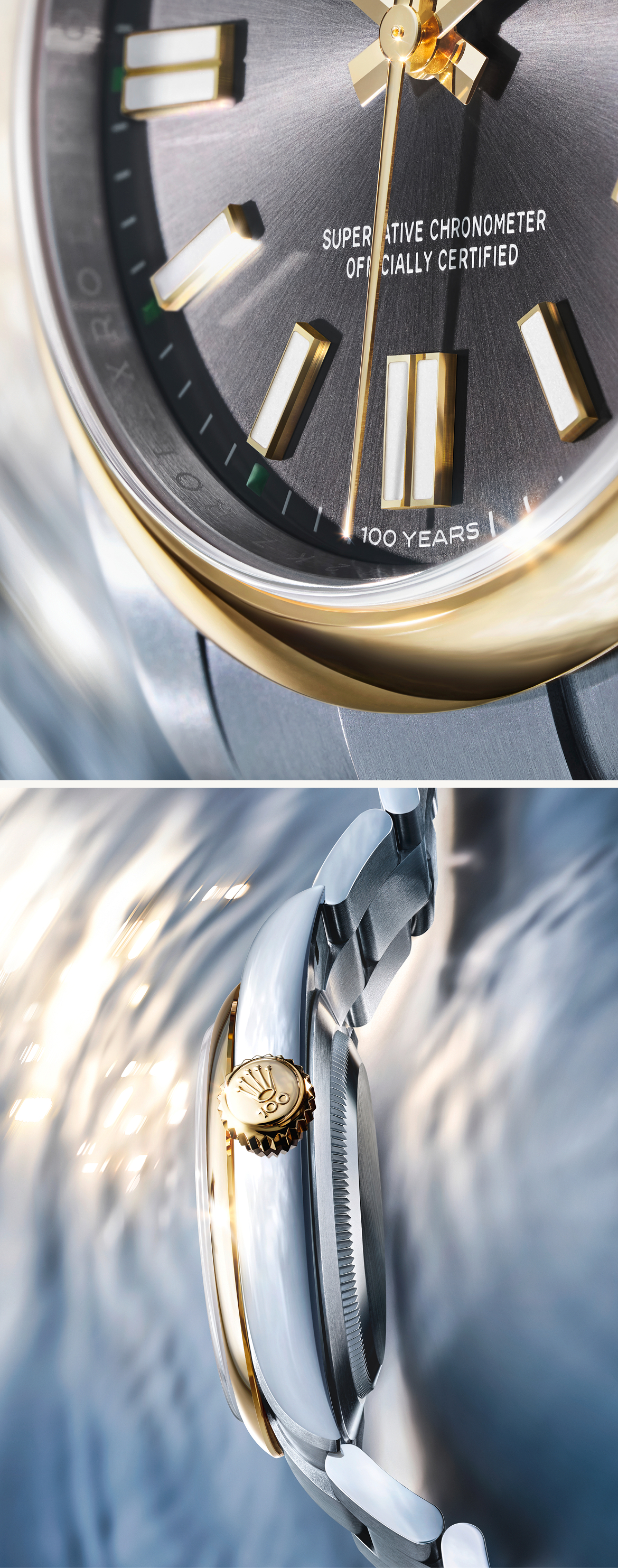New Rolex Oyster Perpetual 41 Slate Dial Portrait